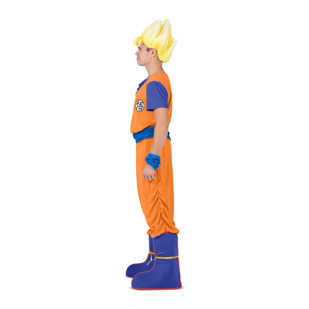 Maskeraddräkt vuxna My Other Me Goku Dragon Ball Blå Orange - 3