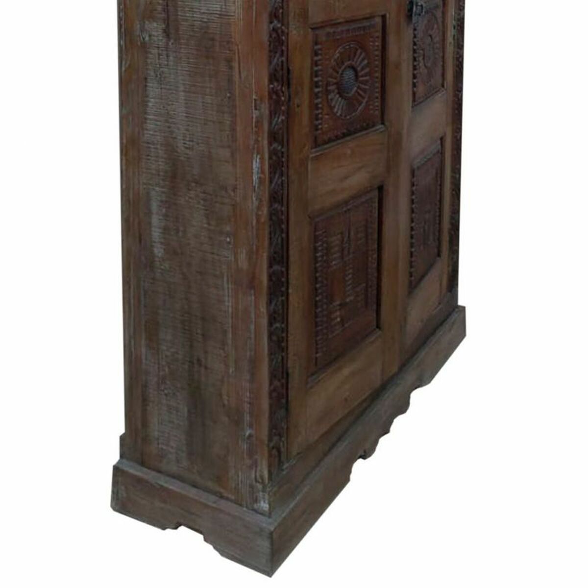 Skåp Alexandra House Living Brun Återvunnet Trä 41 x 212 x 124 cm - 4