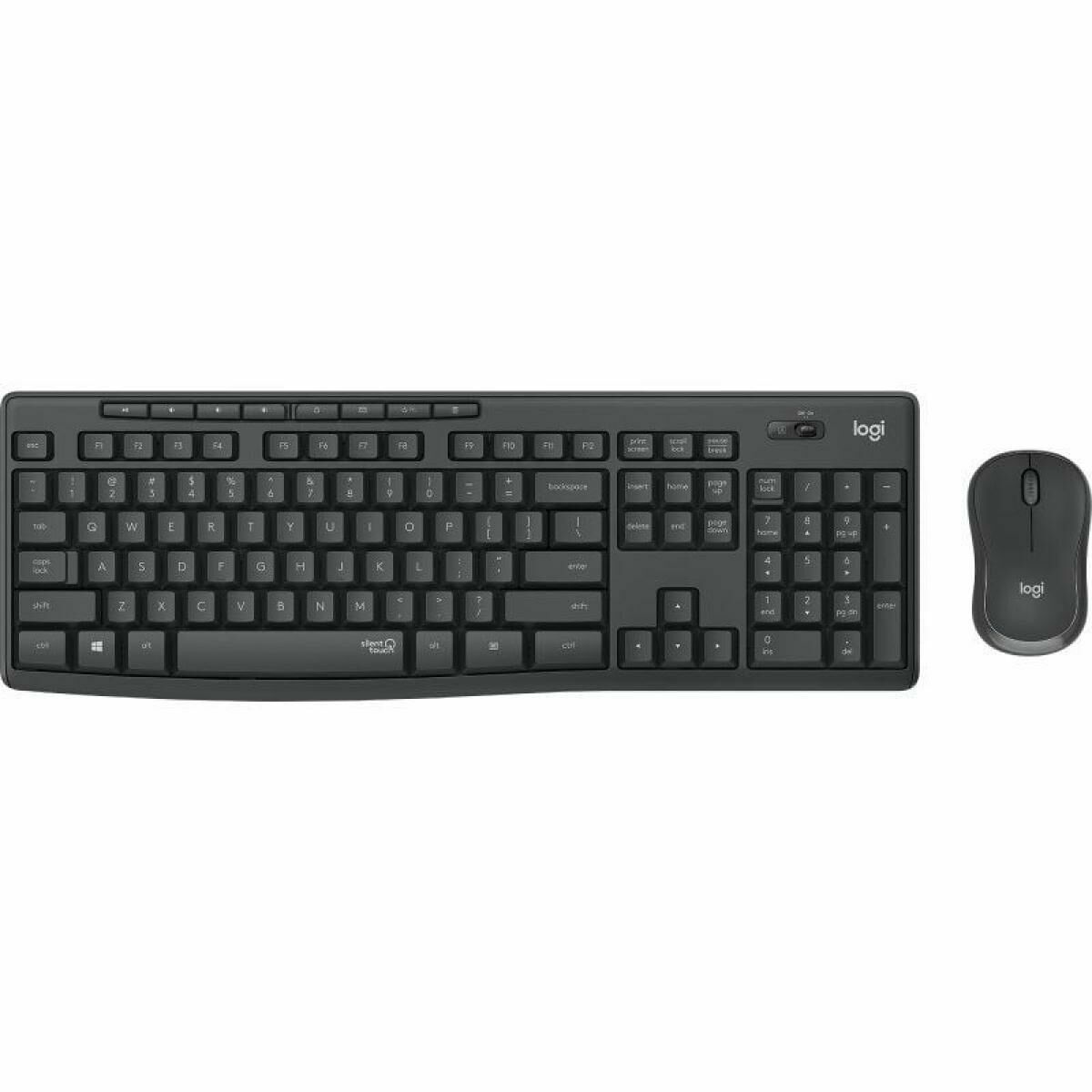 Trådlöst Tangentbord och Mus Logitech MK295 Svart Qwerty Spanska