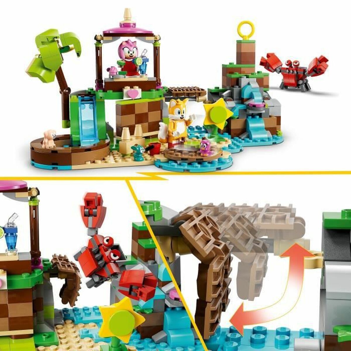 Byggsats Lego 76992 ISLA DE RESCATE ANIMAL DE AMY Multicolour 388 Delar - 3