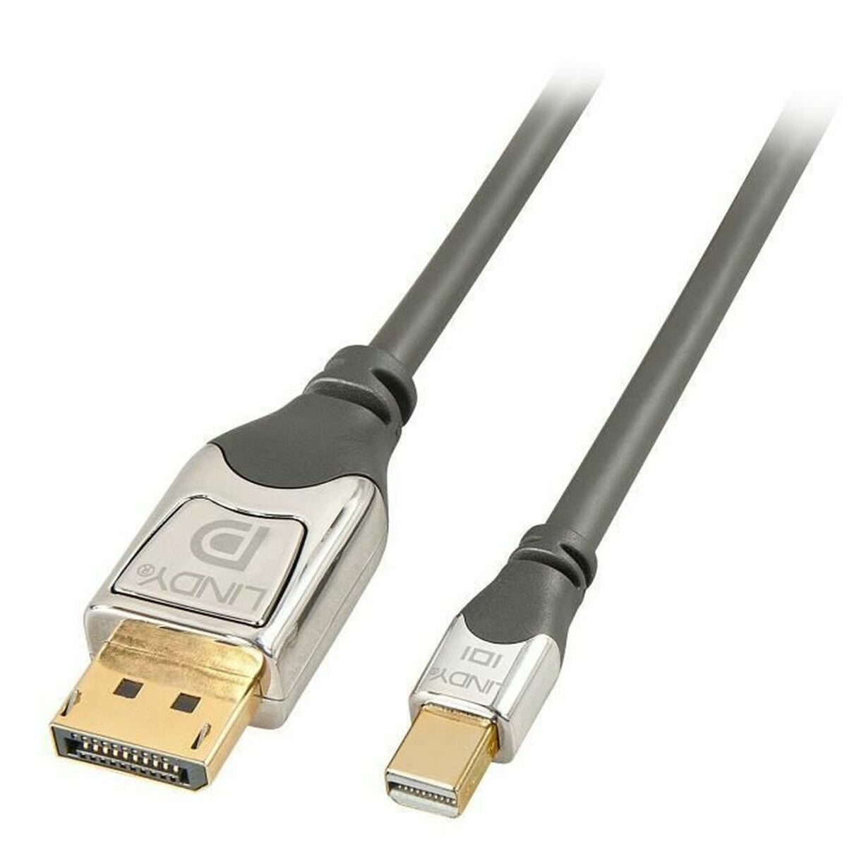 Mini-DisplayPort till DisplayPort-adapter LINDY 36305 5 m Grå - 3