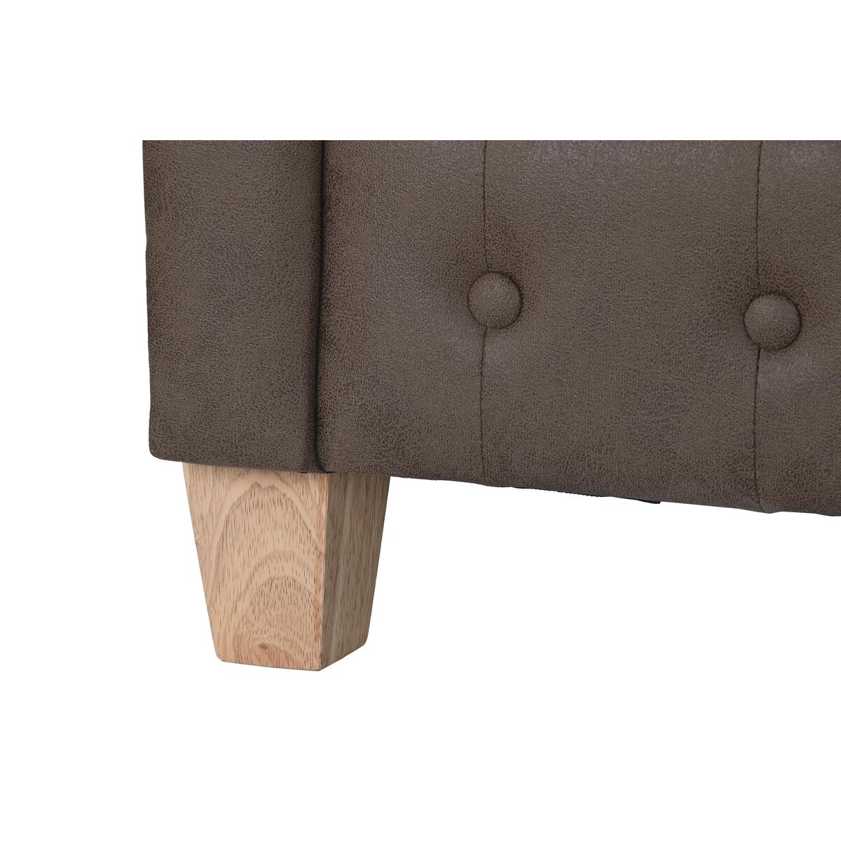 Soffa DKD Home Decor 151 x 82 x 70 cm Naturell Trä Brun Vintage - 5
