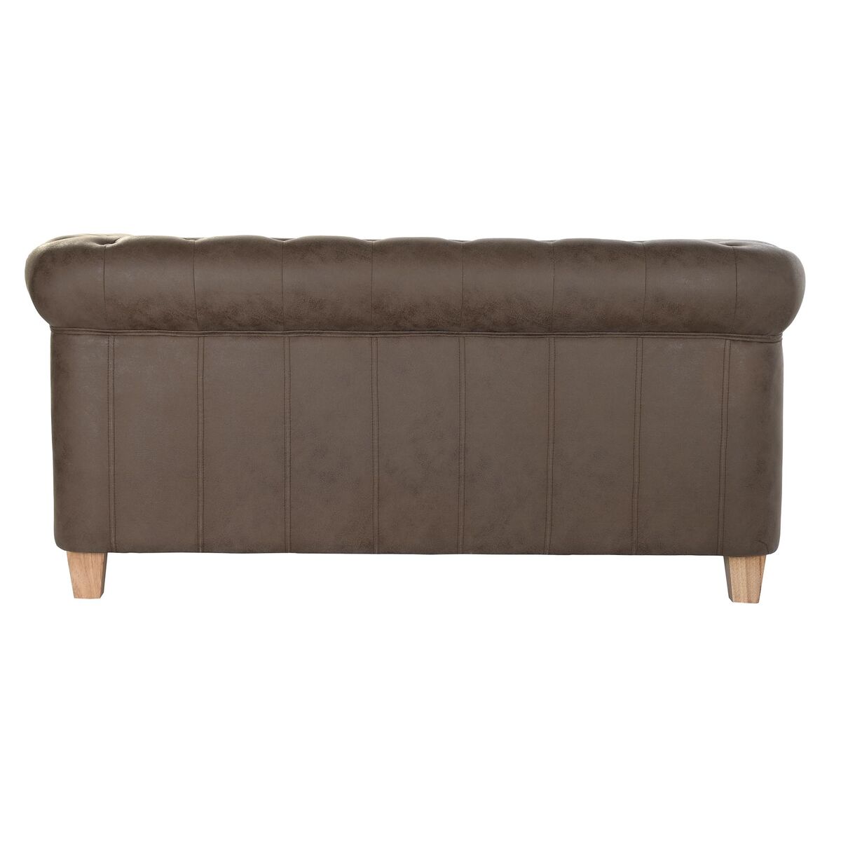 Soffa DKD Home Decor 151 x 82 x 70 cm Naturell Trä Brun Vintage - 6
