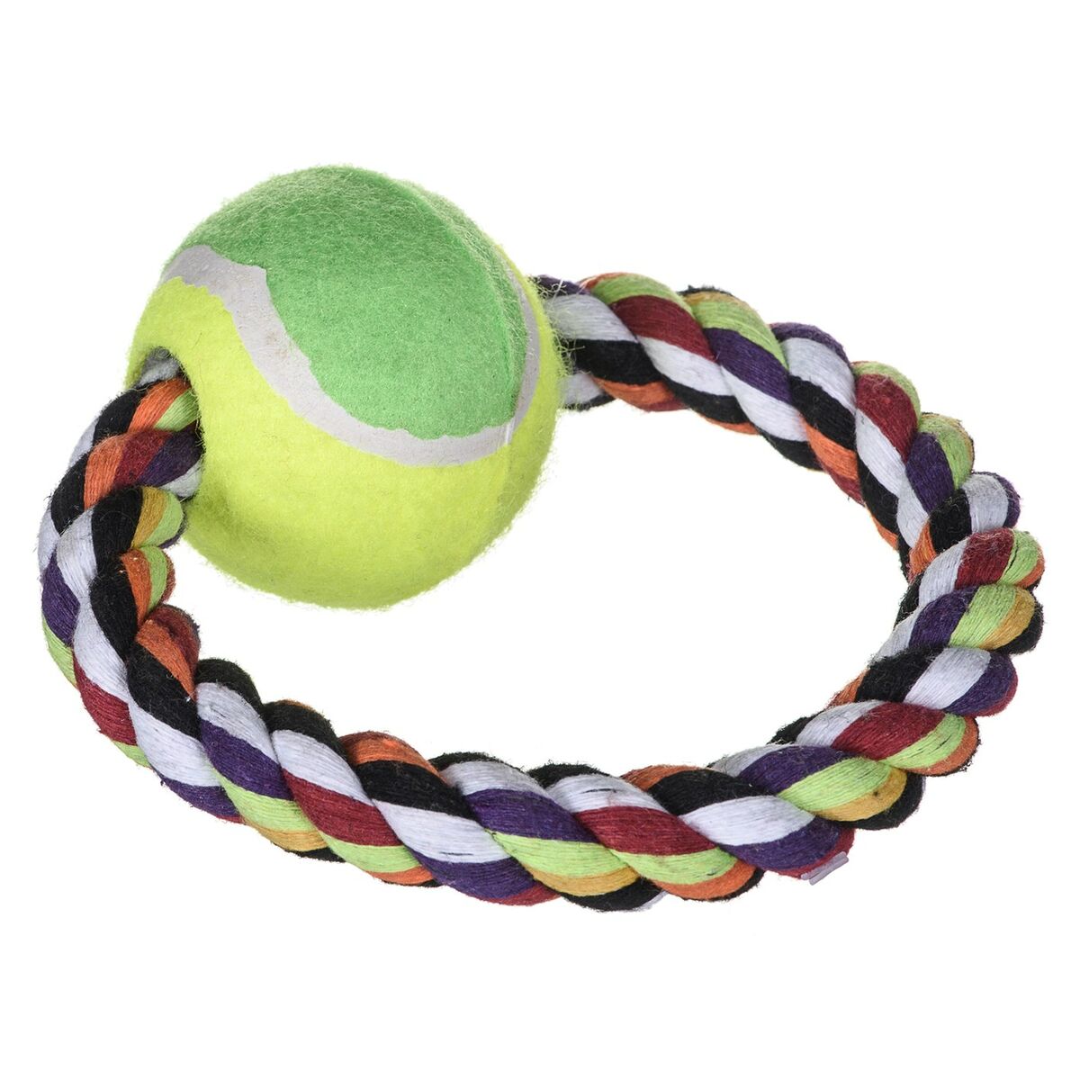 Hundleksak Trixie Tennis Multicolour Polyester Bomull - 2