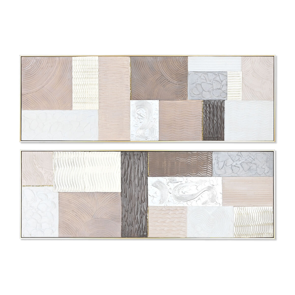 Kanvas Home ESPRIT polystyren Kanvas 152 x 5 x 52 cm