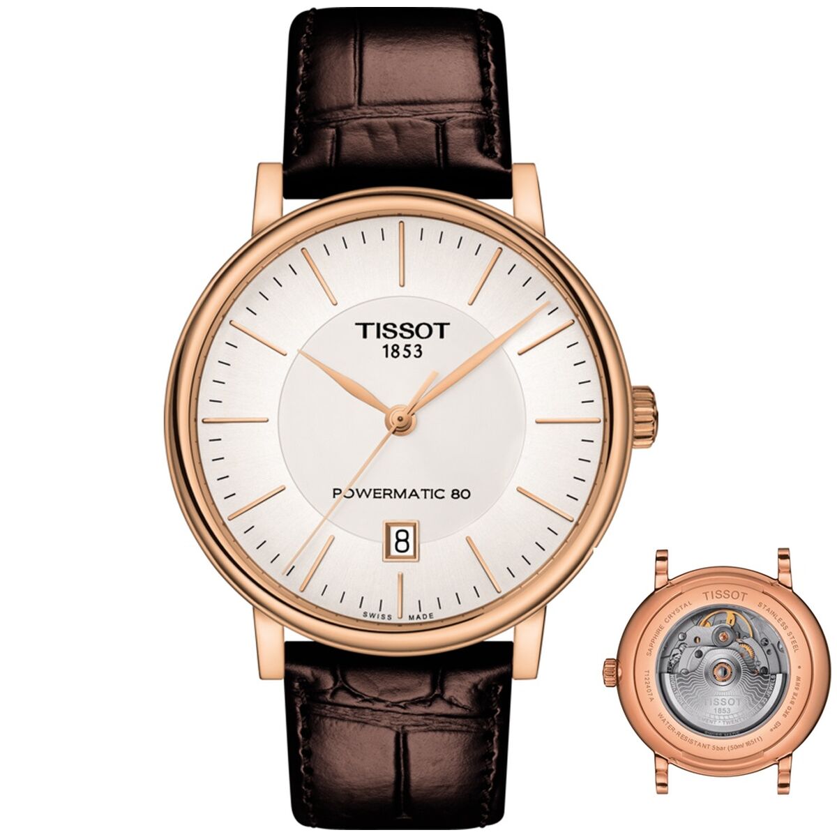 Herrklocka Tissot CARSON POWERMATIC 80 (Ø 40 mm)
