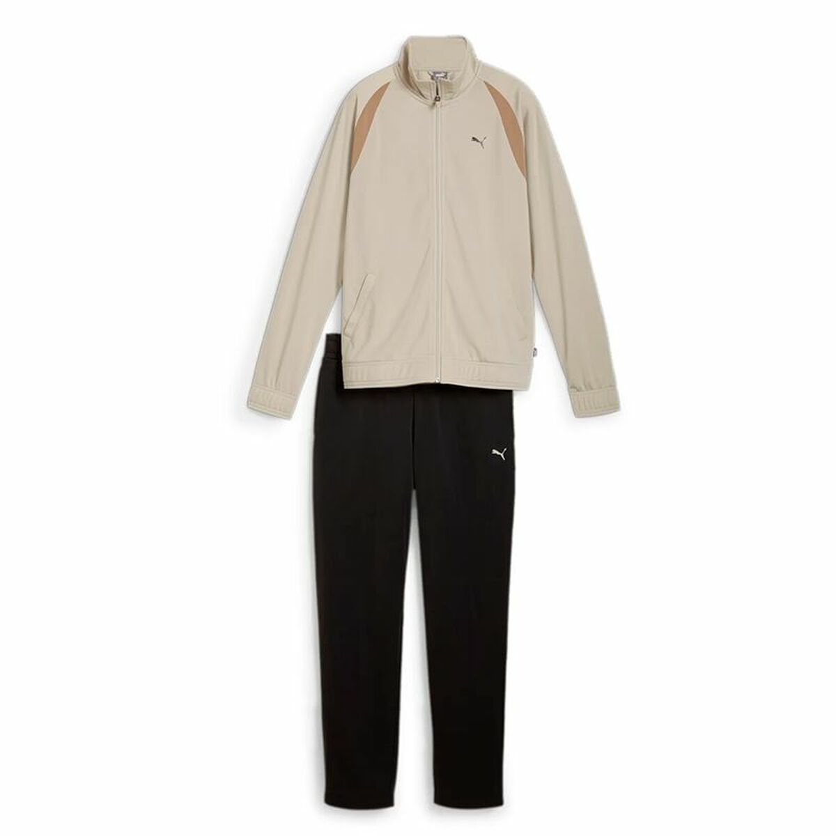 Träningsoverall, Dam Puma Classic Tricot Suit Op Beige