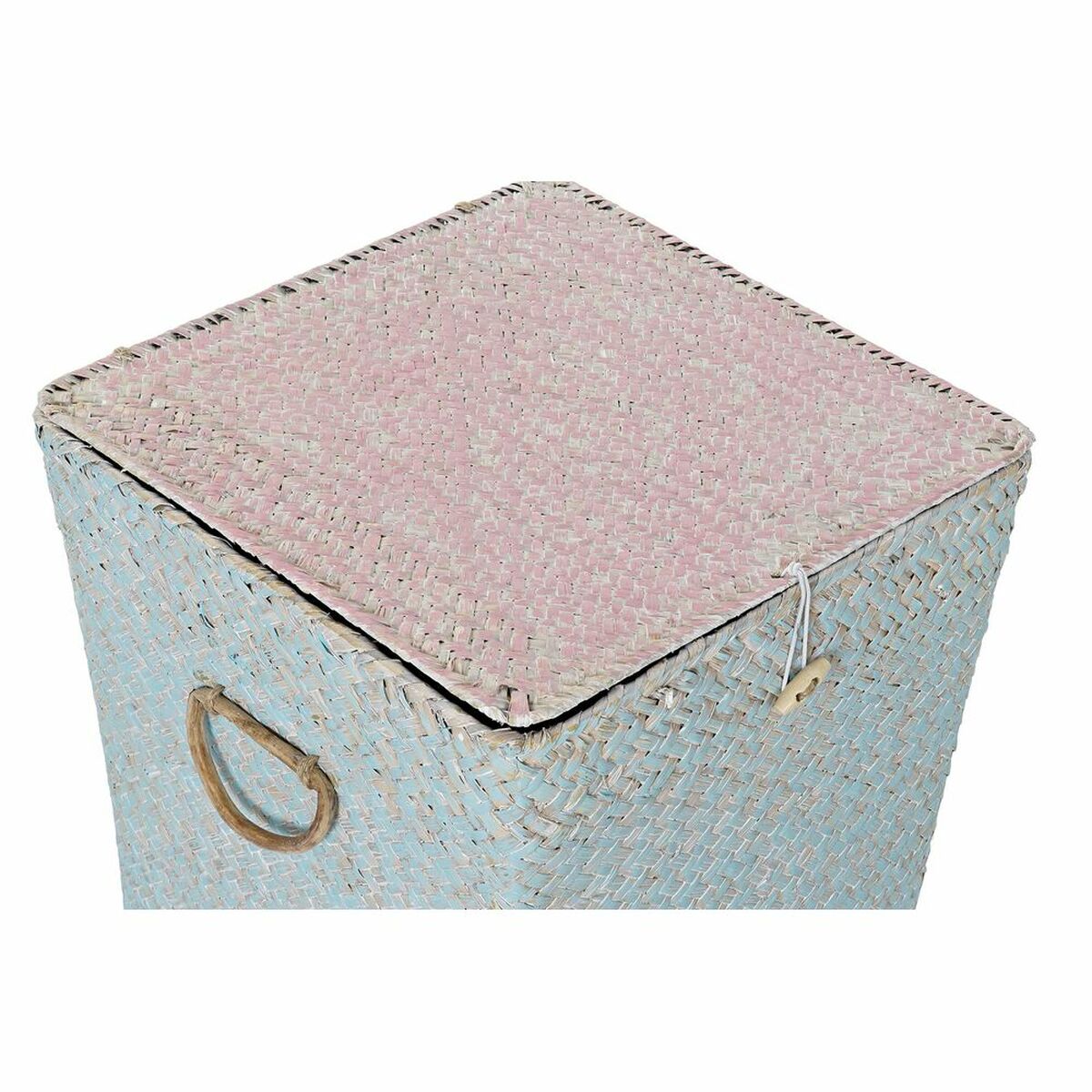 Korgset DKD Home Decor Rosa Celeste Boho 37 x 37 x 50 cm (3 Delar) - 11