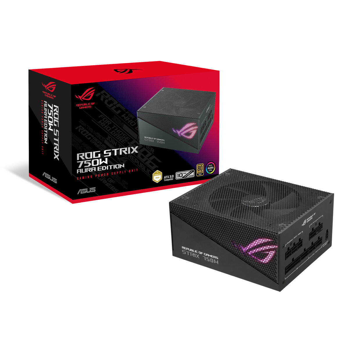 Strömtillförsel Asus ROG Strix 750 W 80 Plus Gold Modulär ATX - 5