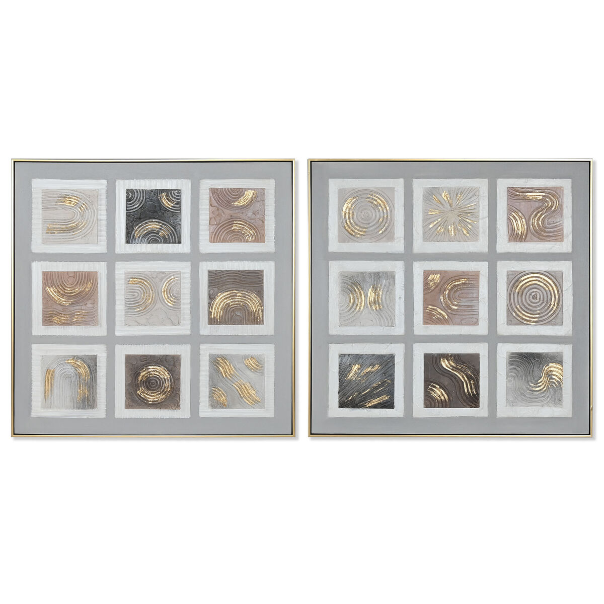 Kanvas Home ESPRIT polystyren Kanvas 82 x 5 x 82 cm