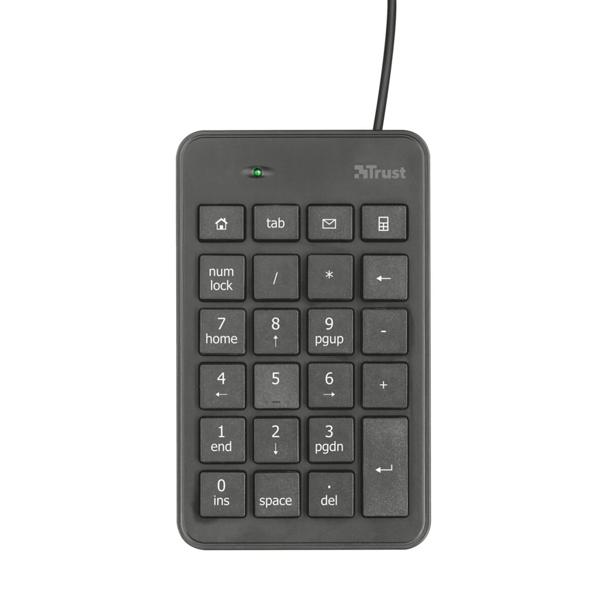 Numeriskt tangentbord Trust 22221 Svart