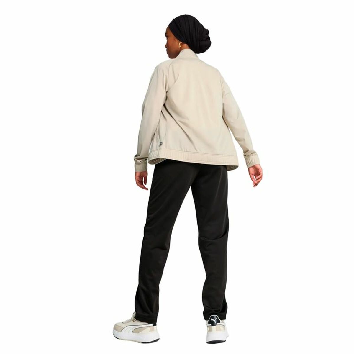 Träningsoverall, Dam Puma Classic Tricot Suit Op Beige - 4