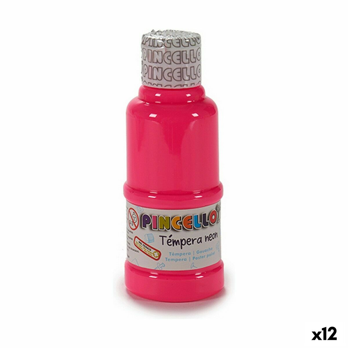 Gouache Pincello Neon Rosa 120 ml (12 antal)