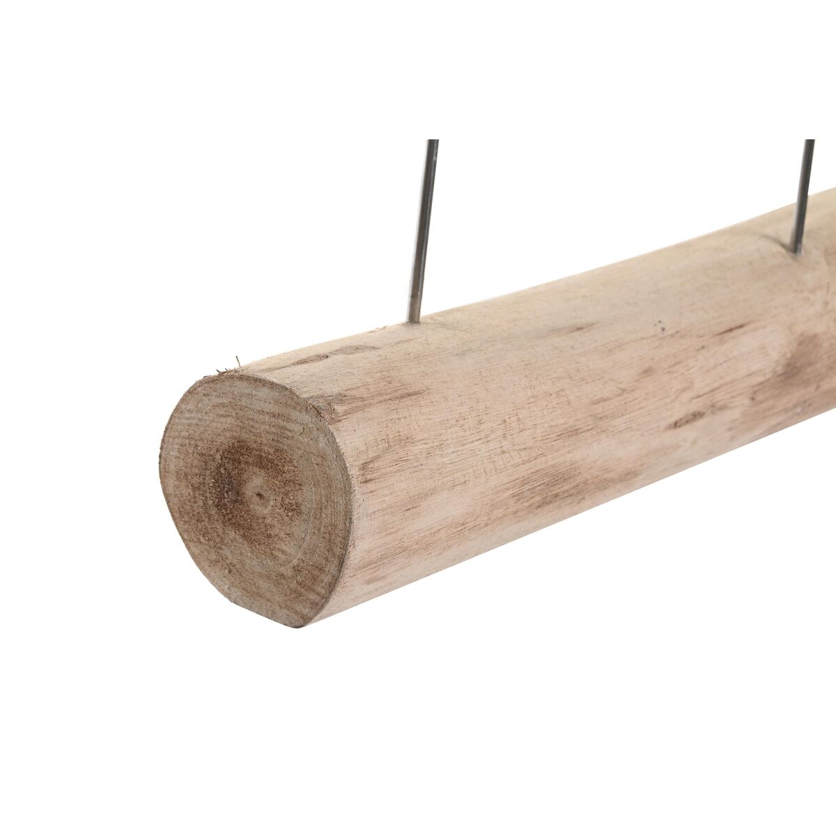 Prydnadsfigur DKD Home Decor Antikbehandlad Brun Vit Harts Mangoträ Spiraler (77 x 8 x 31 cm) - 2