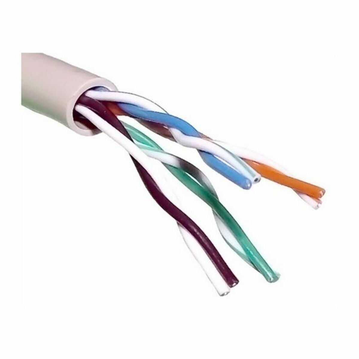 Kabel RJ45 Kategori 6 UTP Styv NANOCABLE 10.20.0504 Grå 305 m - 4