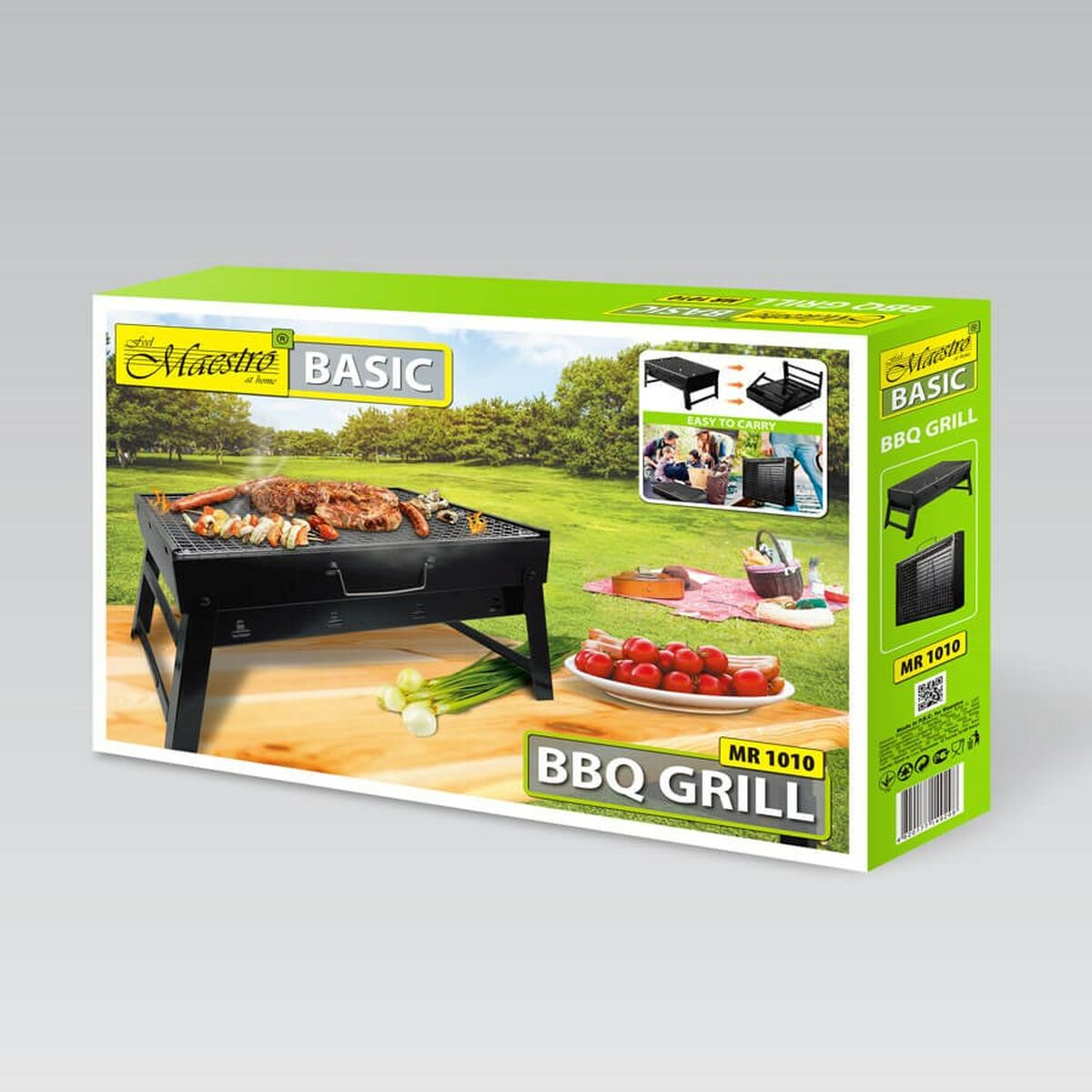 Kolgrill med hjul Feel Maestro MR-1010 Svart Metall - 6