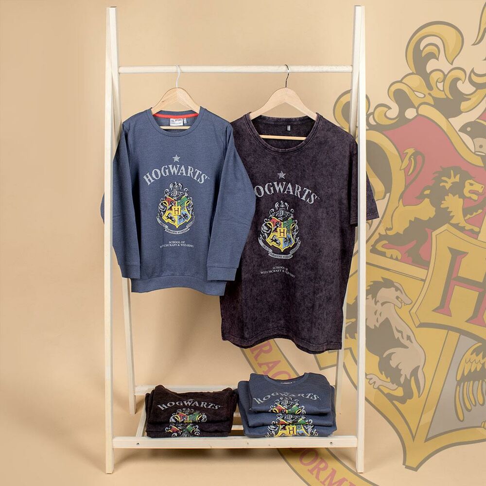T-shirt med kortärm Dam Harry Potter Grå Mörkgrå - 3