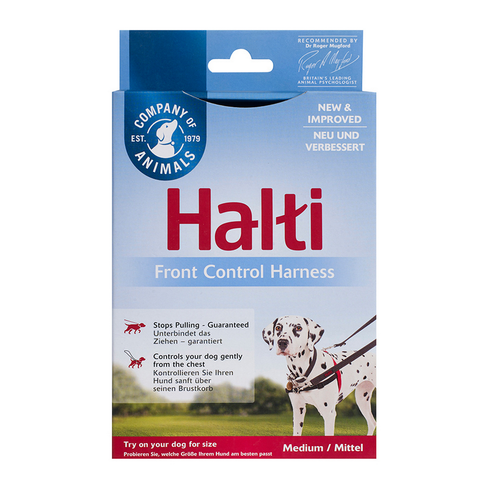 Hundsele Company of Animals Halti Svart/Röd Storlek M (58-86 cm) - 2