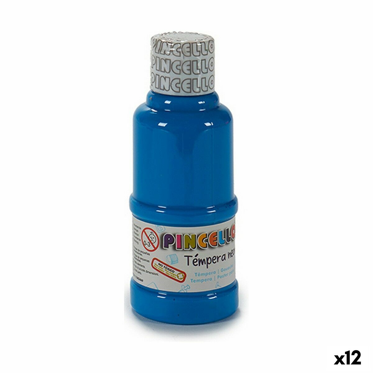 Gouache Pincello Neon Blå 120 ml (12 antal)
