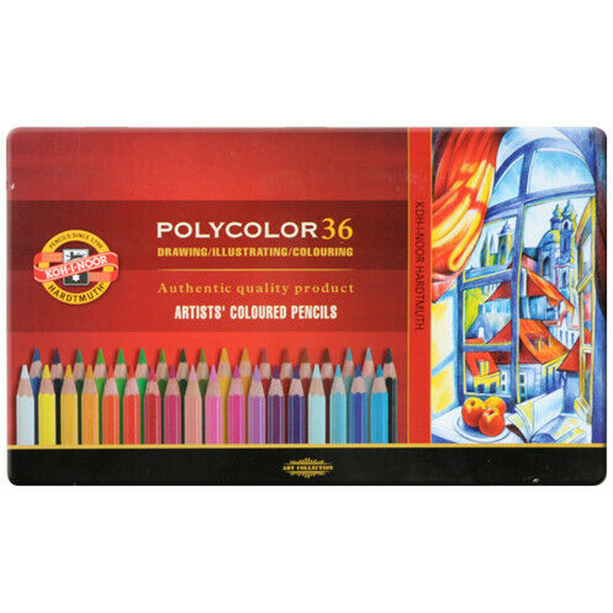 Färgpennor Michel Polycolor 36 Delar Multicolour - 2