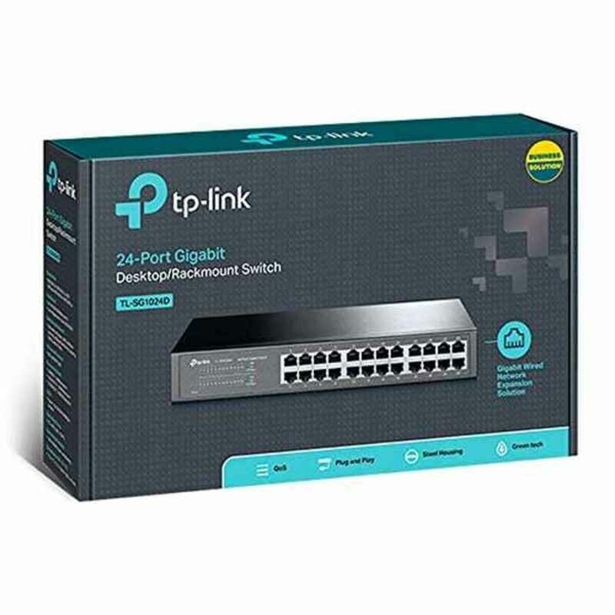 Kopplingsskåp TP-Link TL-SG1024D 24P Gigabit - 6