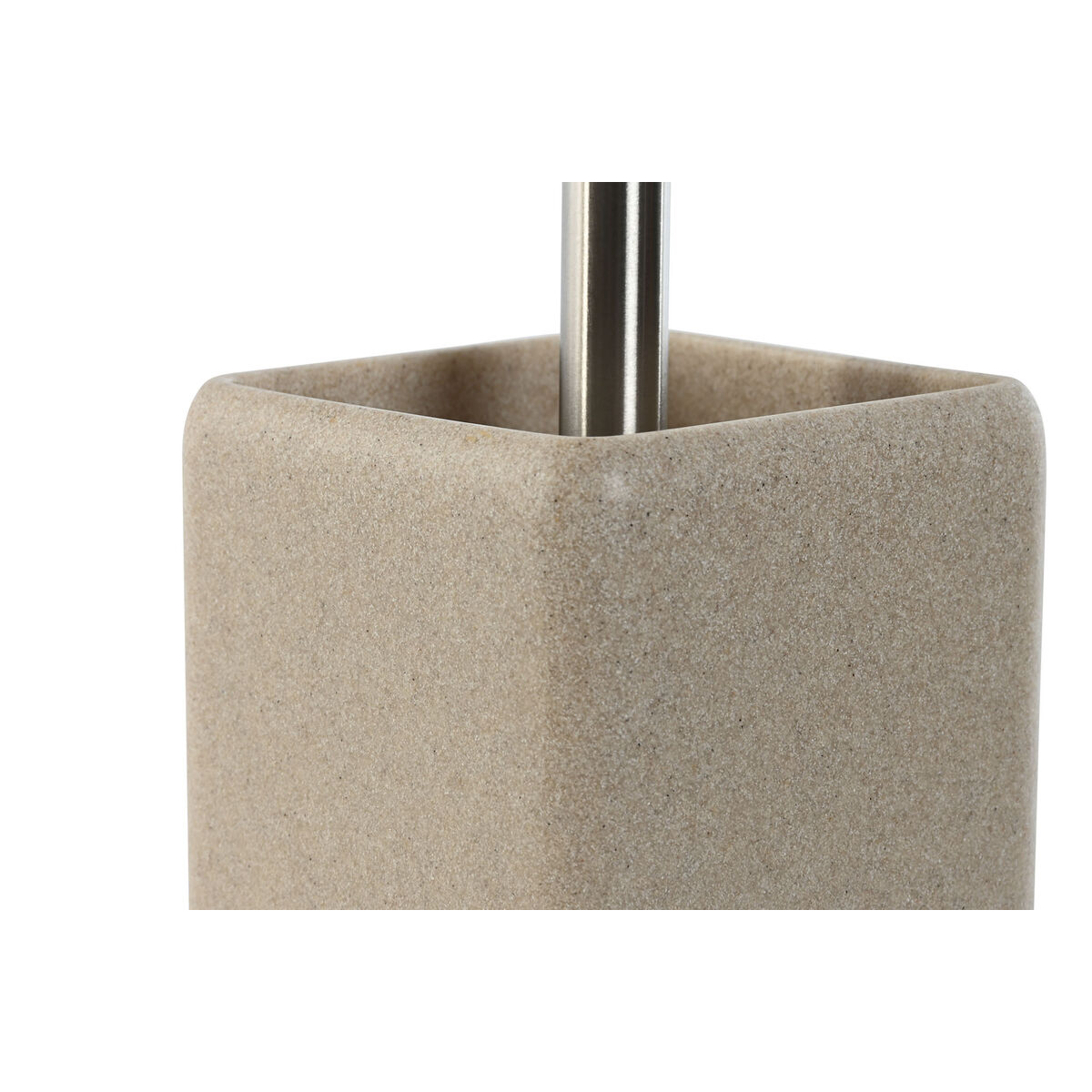 Toalettborste Home ESPRIT Kräm Silvrig Harts Polyetylen 9,5 X 9,5 X 36,5 CM - 2