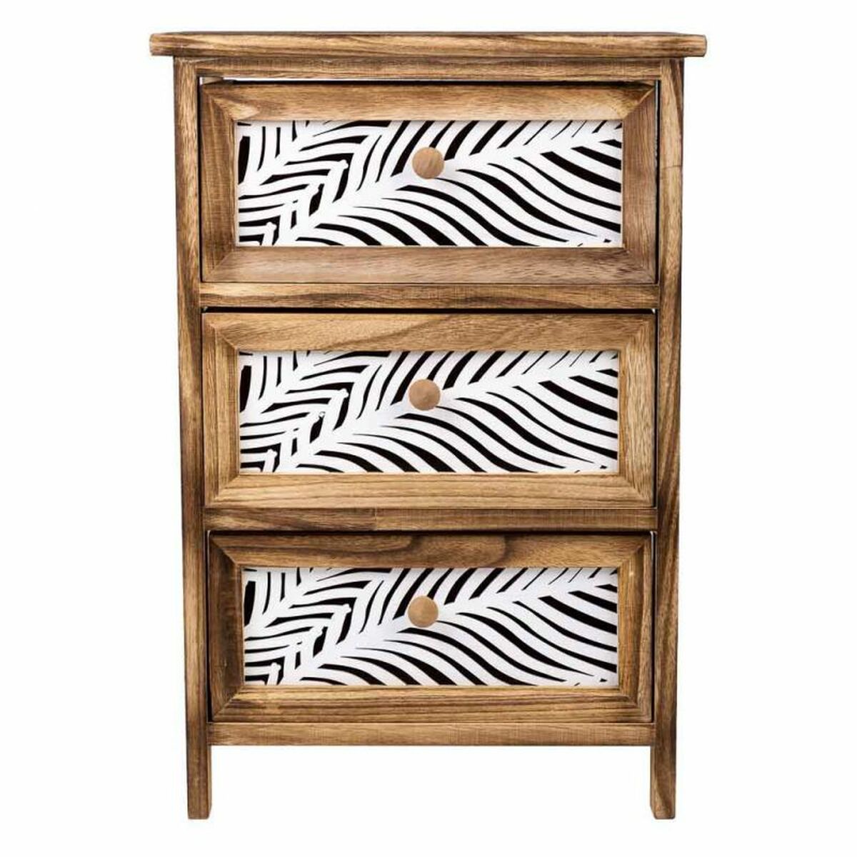 Byrå Alexandra House Living Brun Trä Paulowniaträ 29 x 58 x 40 cm - 3