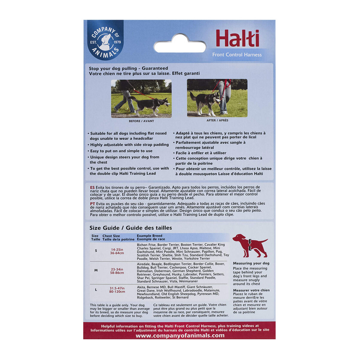 Hundsele Company of Animals Halti Svart/Röd L (80-120 cm) - 11