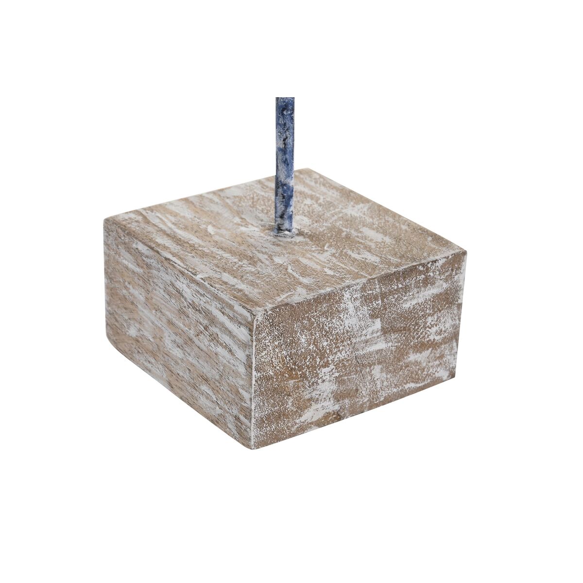 Prydnadsfigur DKD Home Decor Blå Harts Mangoträ (37 x 11 x 39 cm) - 2