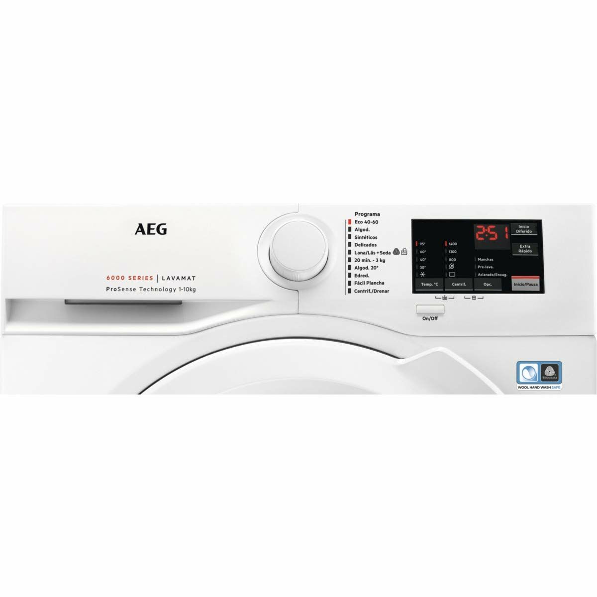 Tvättmaskin AEG L6FBI147P 10 kg 1400 rpm - 5