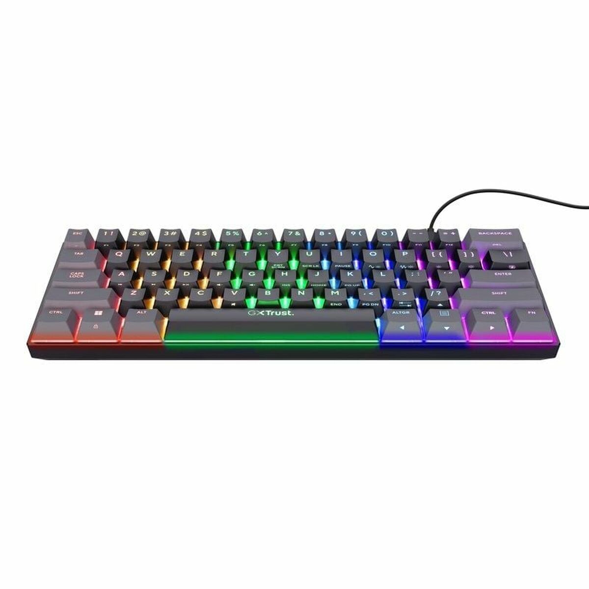 Gaming Tangentbord/ OR: Speltangentbord Trust GXT 867 Acira Svart - 2