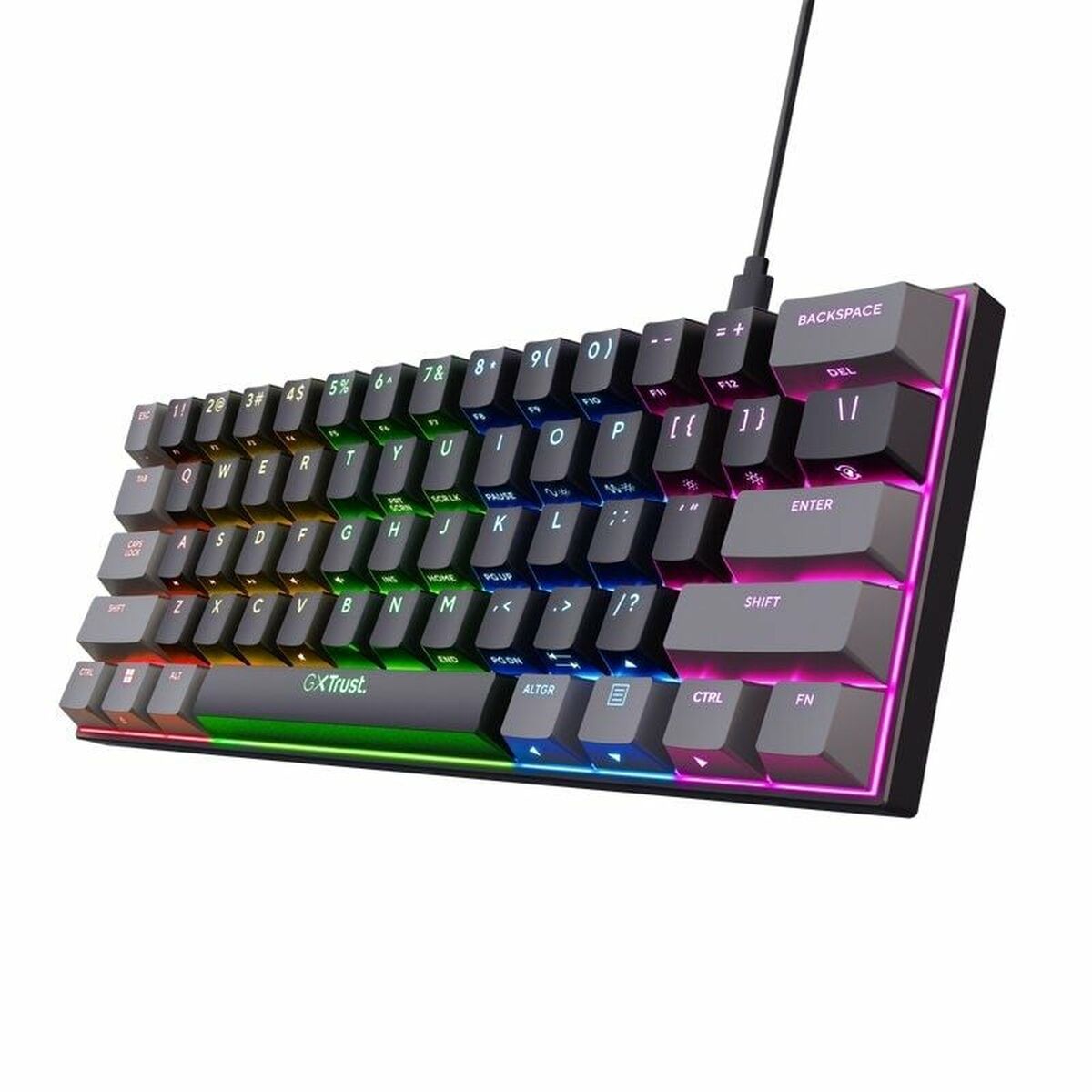 Gaming Tangentbord/ OR: Speltangentbord Trust GXT 867 Acira Svart