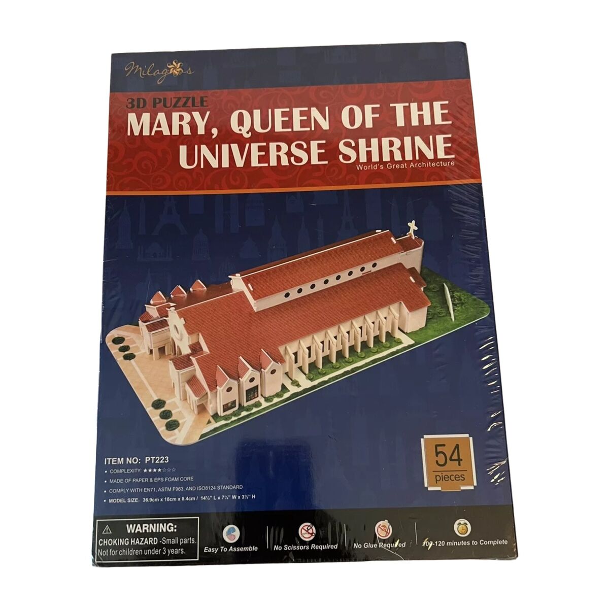 3D-pussel CubicFun MARY QUEEN OF THE UNIVERSE SHRINE Multicolour 54 Delar - 3