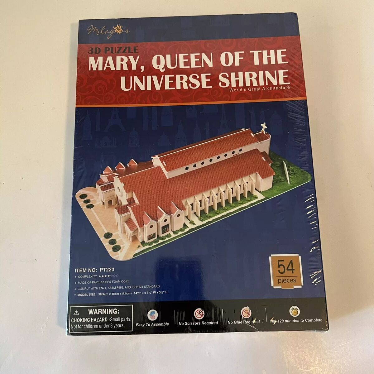 3D-pussel CubicFun MARY QUEEN OF THE UNIVERSE SHRINE Multicolour 54 Delar - 4