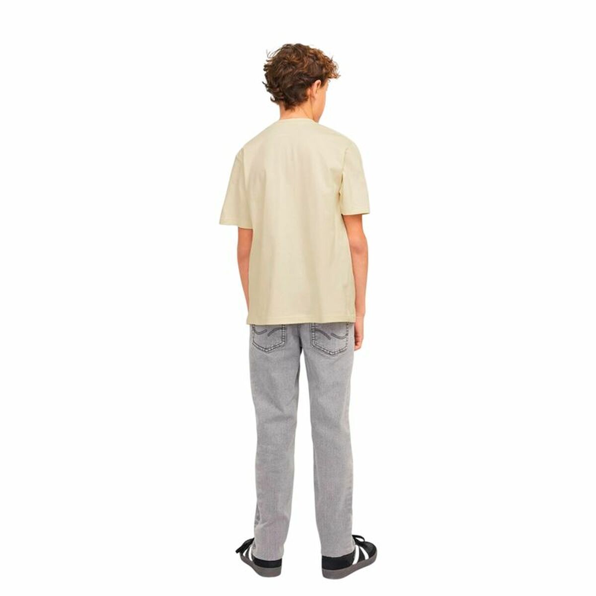 Barn T-shirt med kortärm Jack & Jones Joranatomy Skull Ss Crew Neck - 3