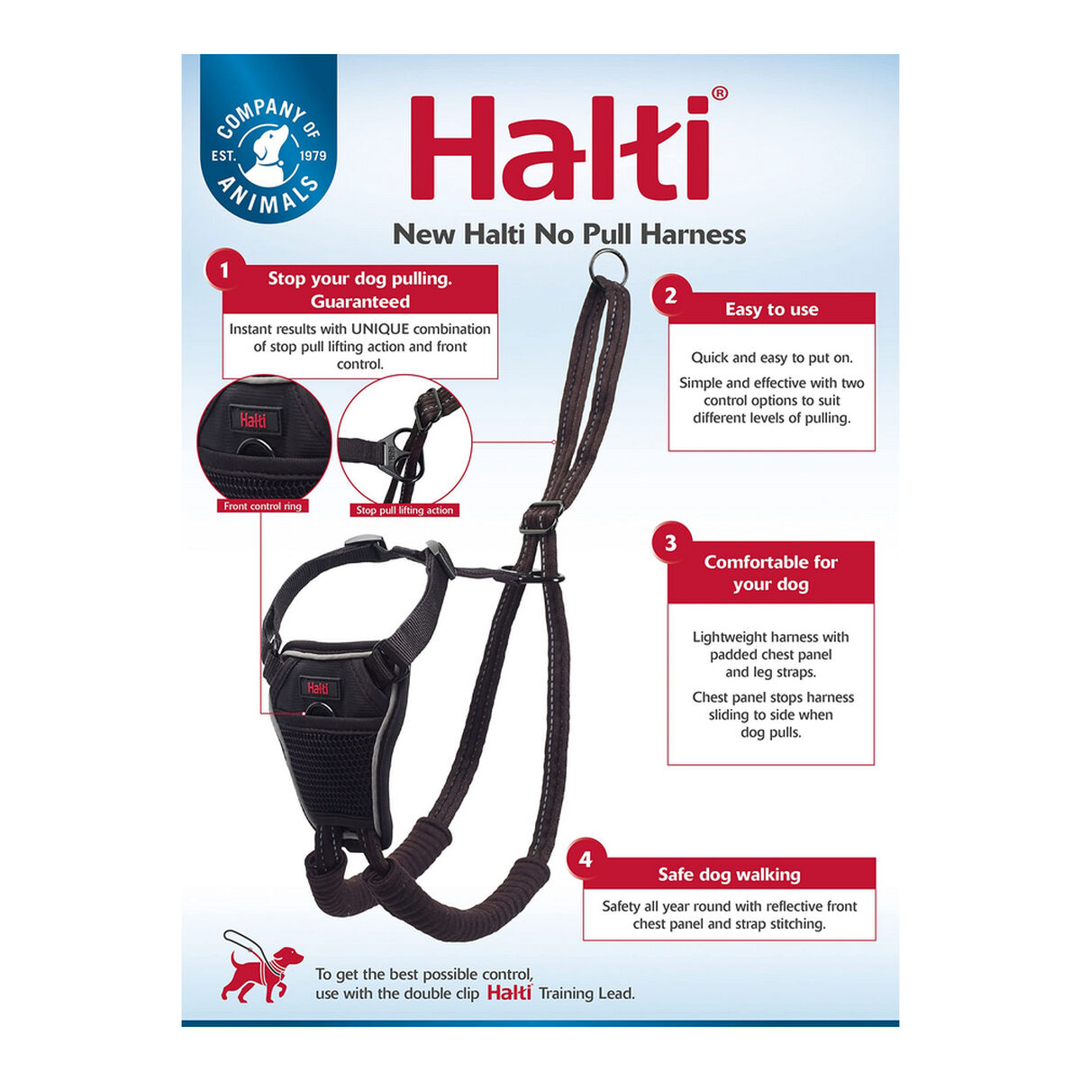 Hundsele Company of Animals Halti Storlek S (26-36 cm) - 11