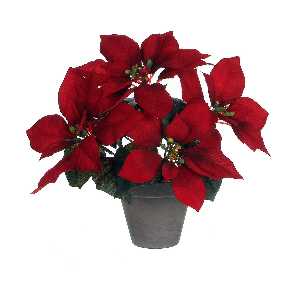 Dekorativ växt Mica Decorations Röd PVC - 3