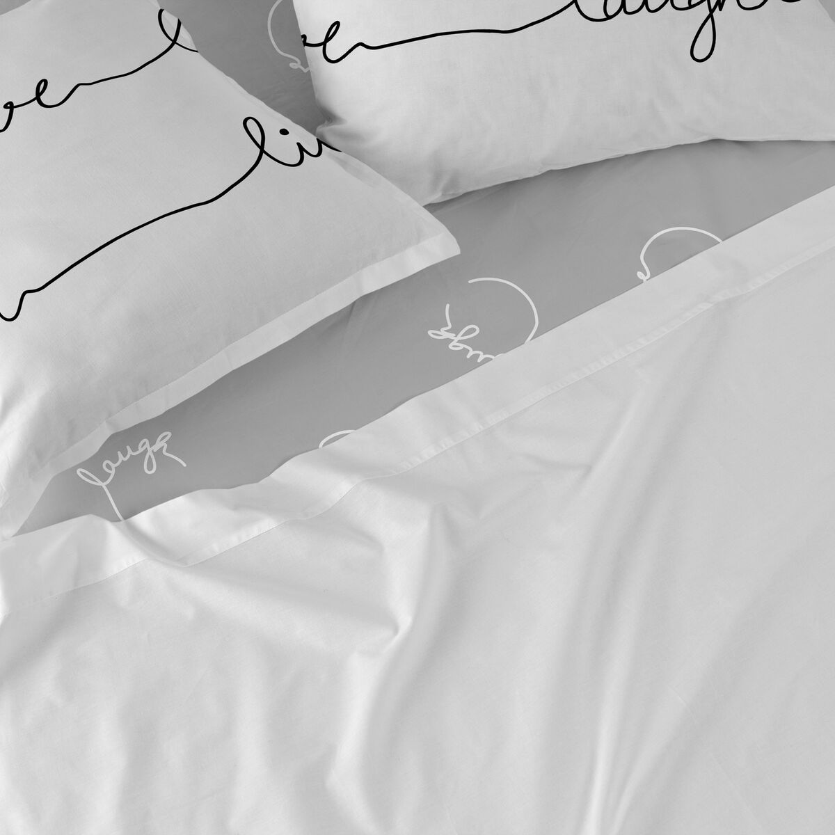 Överlakan HappyFriday Blanc Live Multicolour 160 x 270 cm - 4