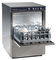 Glasdiskmaskin, mek. w/w mjuk /d pump 385x385 h 290 mm
