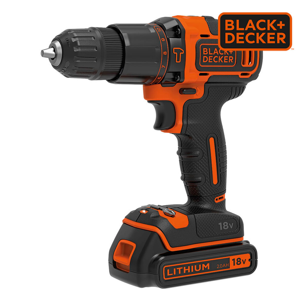 Elektrisk skruvmejsel Black & Decker BDCHD18KB 40 Nm - 17