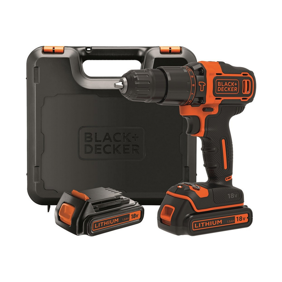 Elektrisk skruvmejsel Black & Decker BDCHD18KB 40 Nm - 13