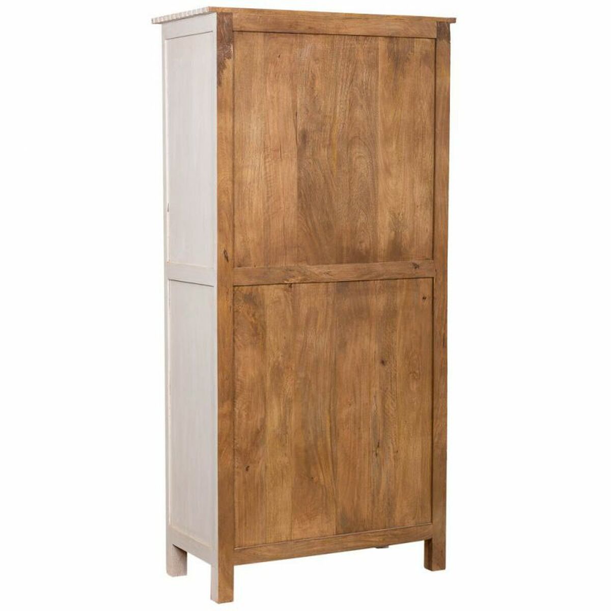 Garderob Alexandra House Living Vit Mangoträ 93 x 192 x 45 cm - 5