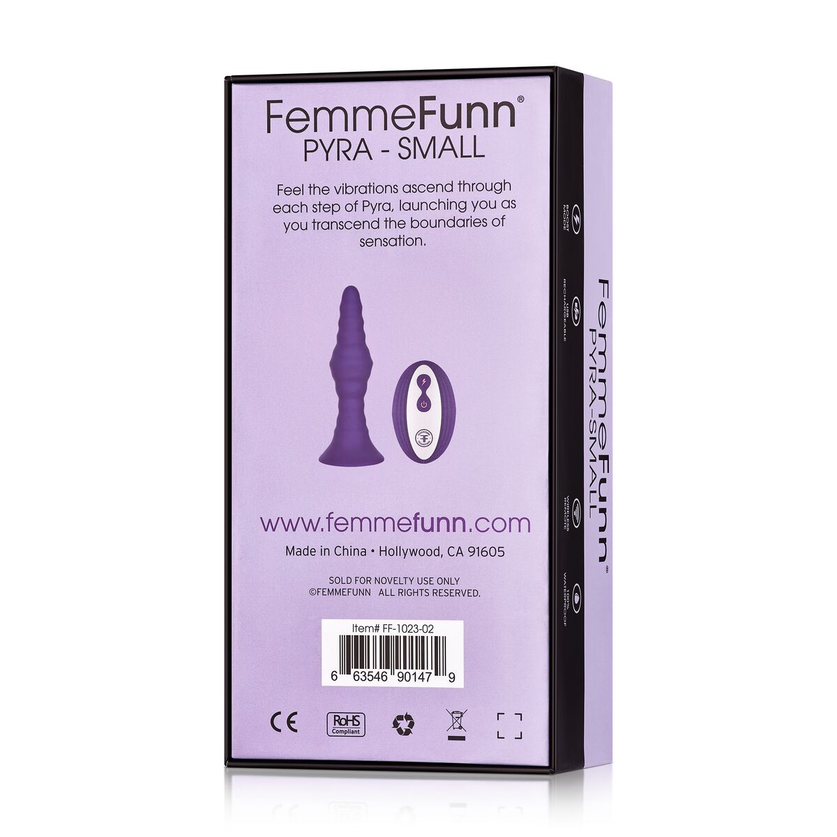 Analplugg FemmeFunn Pyra Purpur - 5