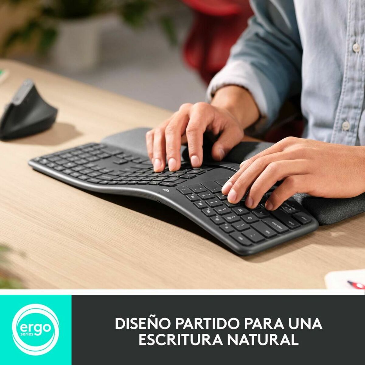 Tangentbord Logitech 920-010105 spanska Svart Grå Grafit Qwerty Spanska - 7