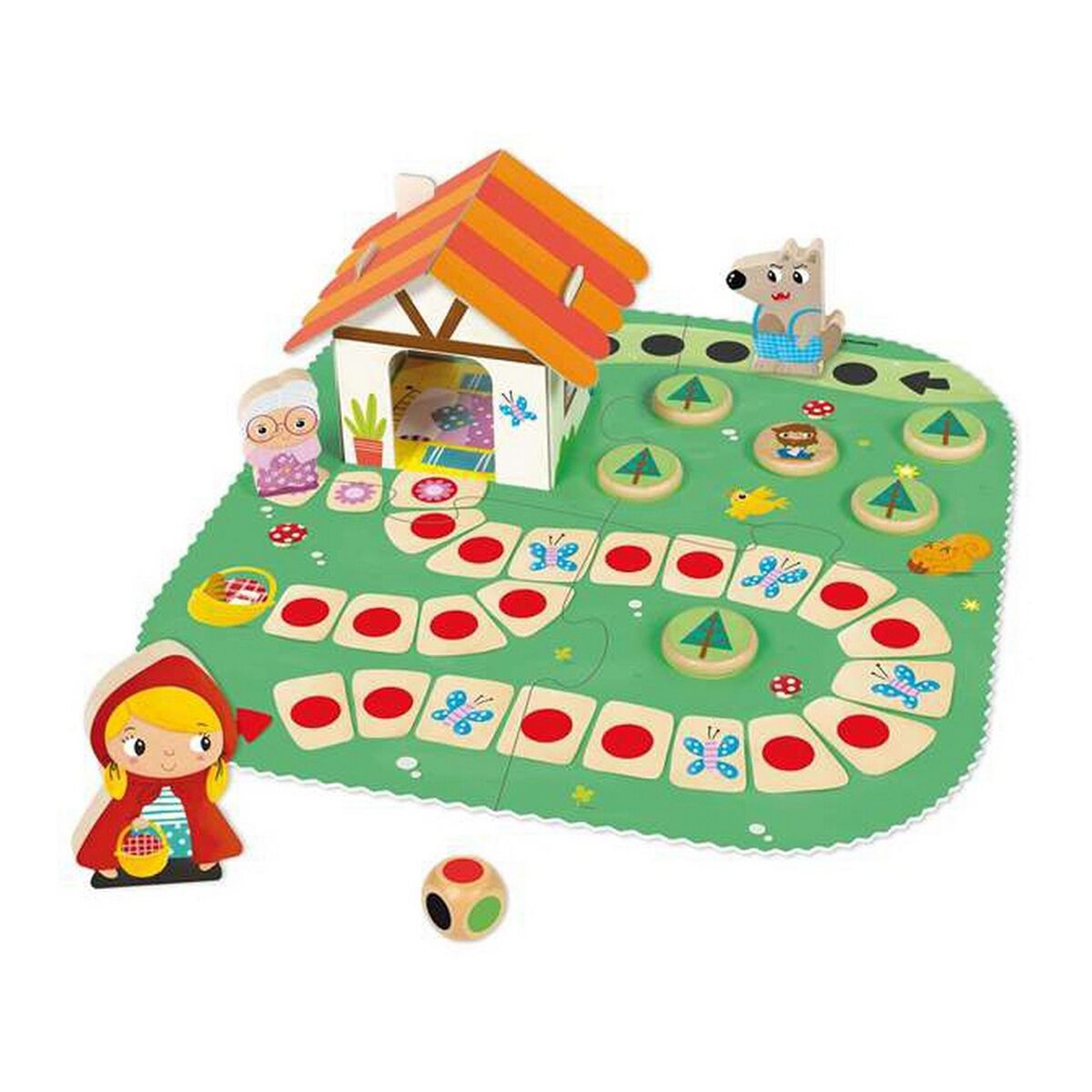 Utbildningsspel Goula Little Red Ridding Hood 9 Delar - 20
