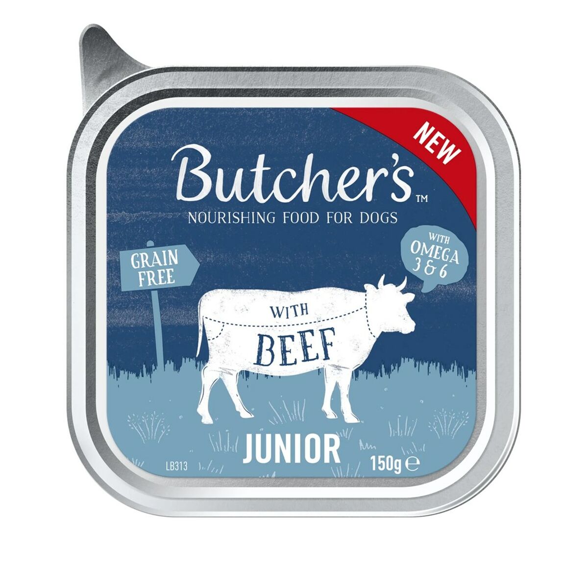 Våt mat Butcher's Original Junior Mega pack mix Pate Kyckling - 2