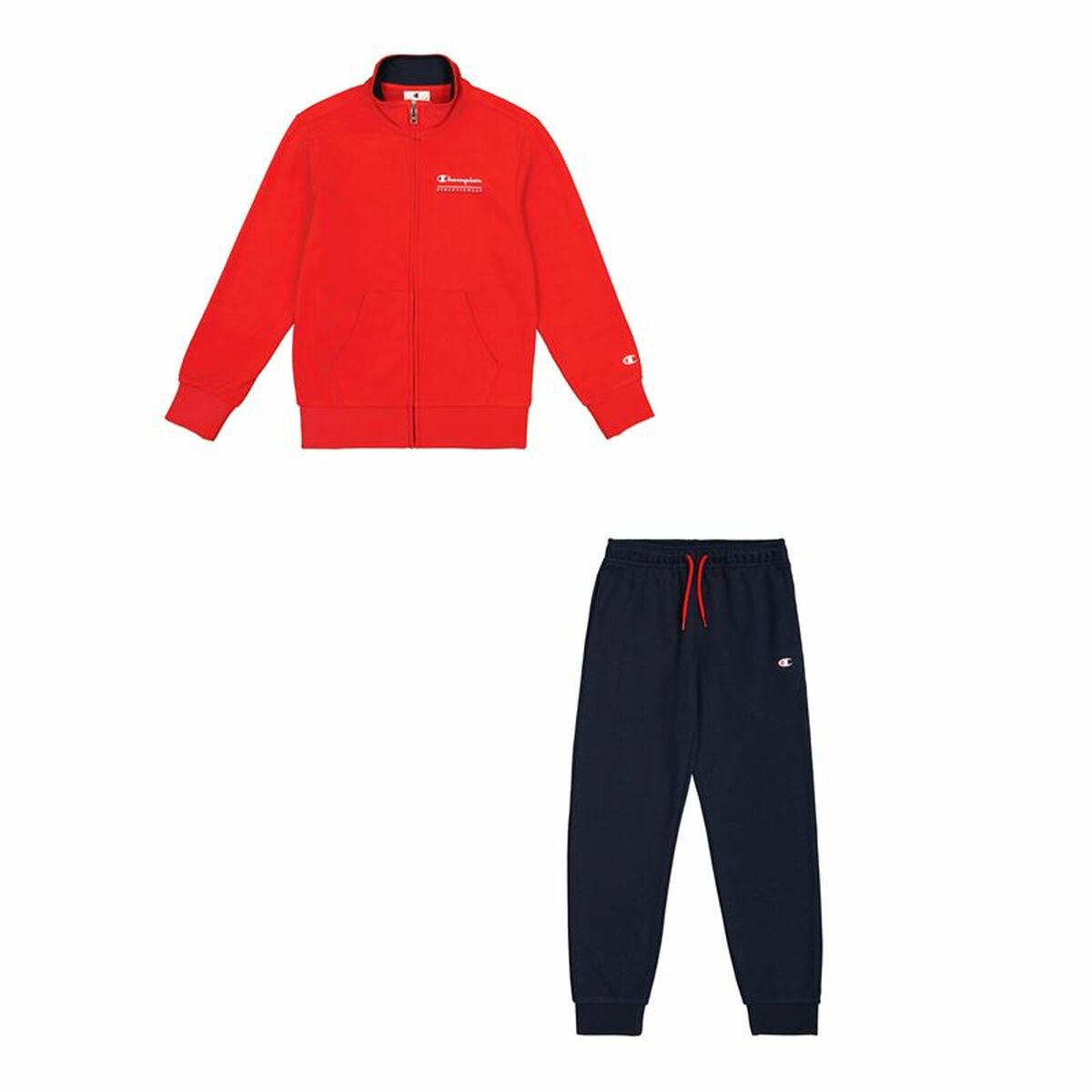 Träningsoverall, Barn Champion Champion Full Zip Suit Röd Marinblå