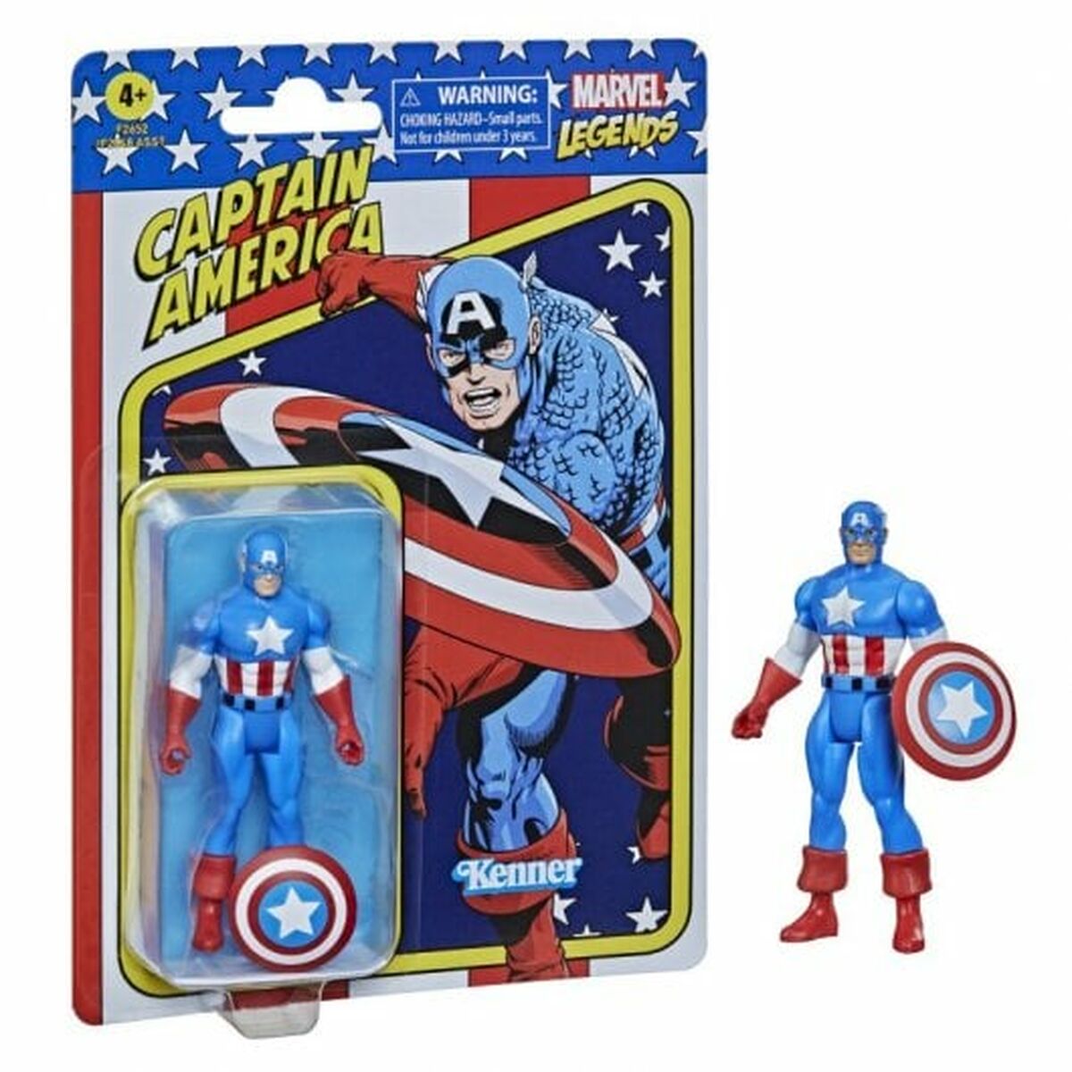 Actionfigurer Marvel Legends Retro Series: Captain America - 3