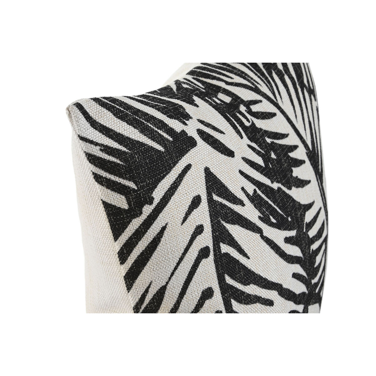 Kudde Home ESPRIT Vit Svart Utskriven 45 x 15 x 45 cm - 5
