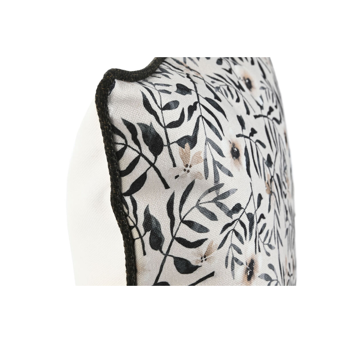 Kudde Home ESPRIT Vit Svart Utskriven 45 x 15 x 45 cm - 5
